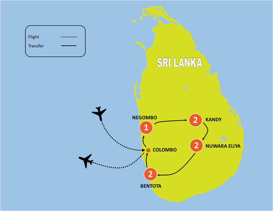 8 Day Luxury Sri Lanka Honeymoon Package
